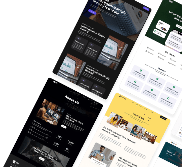 SaaS Product Mockups
